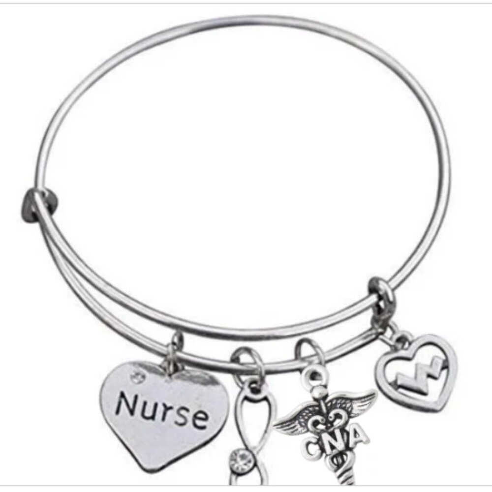 CNA Charm Bangle Bracelet